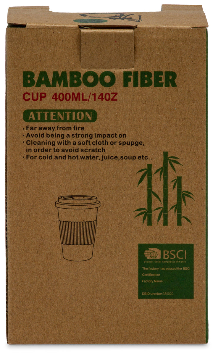 SIKORA CUP3 Coffee to Go Becher 400ml aus nachhaltiger Bambusfaser
