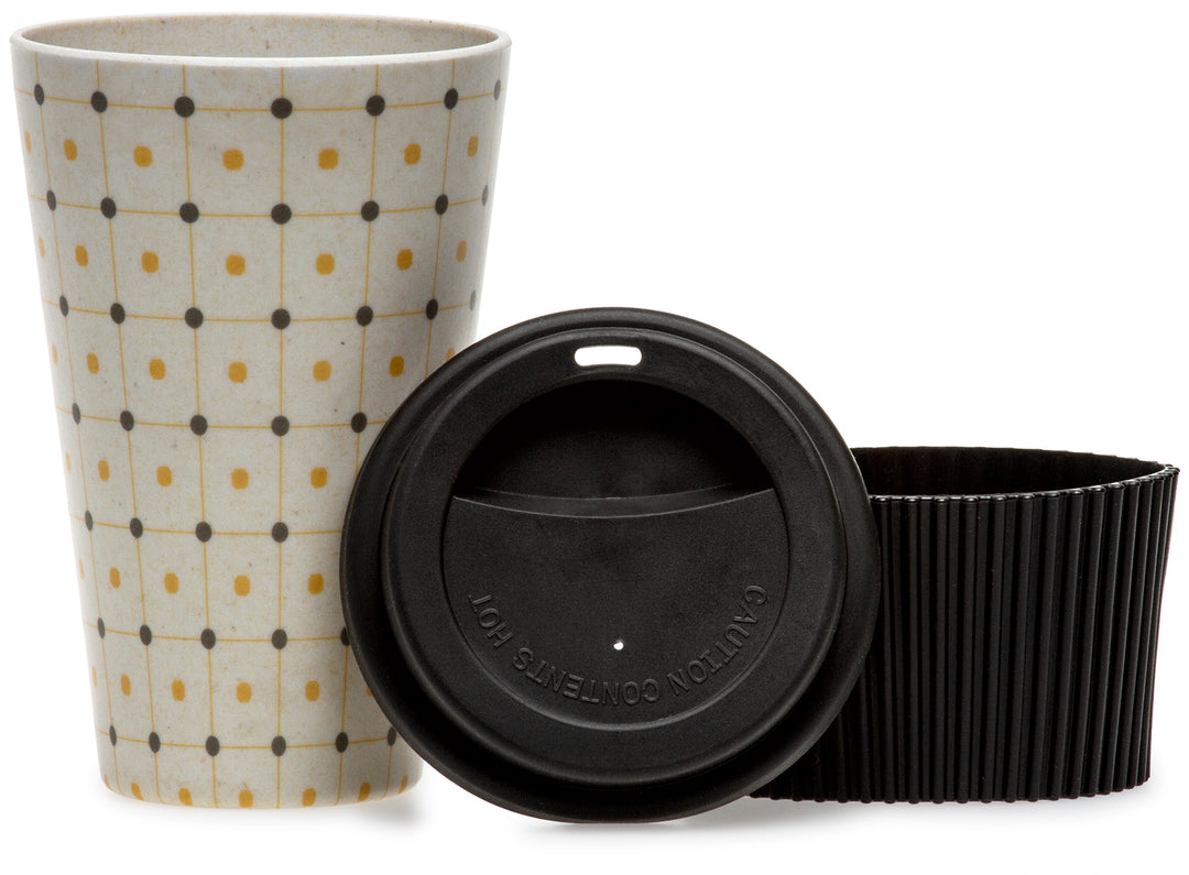 SIKORA CUP3 Coffee to Go Becher 400ml aus nachhaltiger Bambusfaser