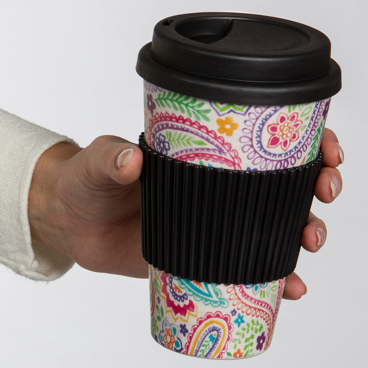 SIKORA CUP3 Coffee to Go Becher 400ml aus nachhaltiger Bambusfaser