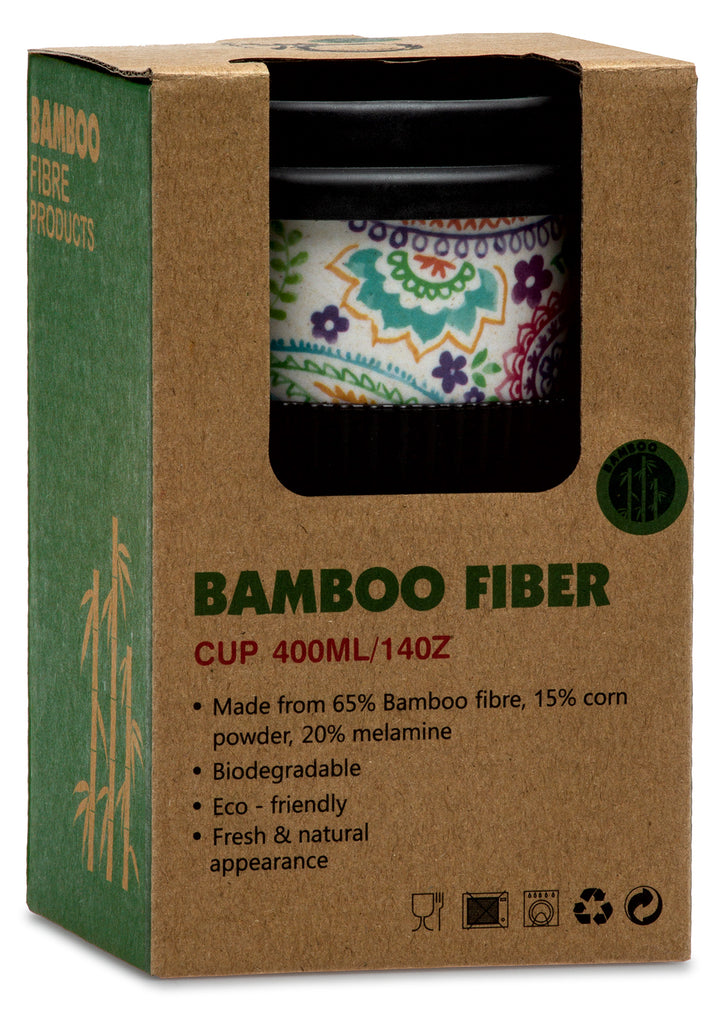 SIKORA CUP3 Coffee to Go Becher 400ml aus nachhaltiger Bambusfaser