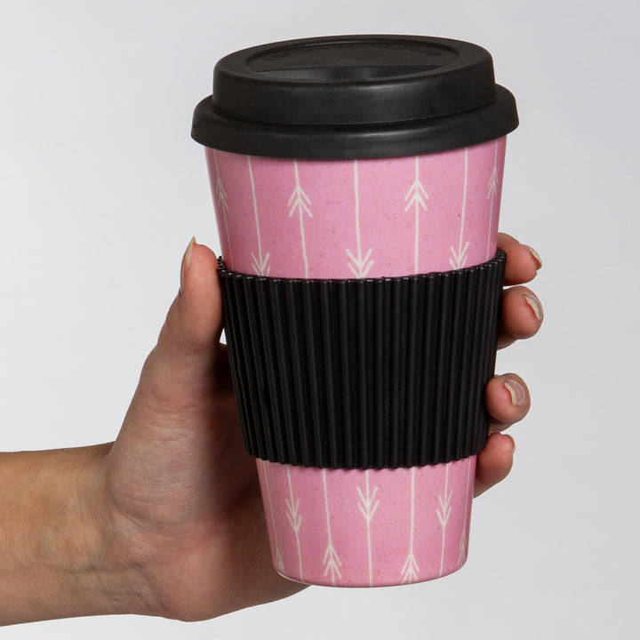 SIKORA CUP3 Coffee to Go Becher 400ml aus nachhaltiger Bambusfaser