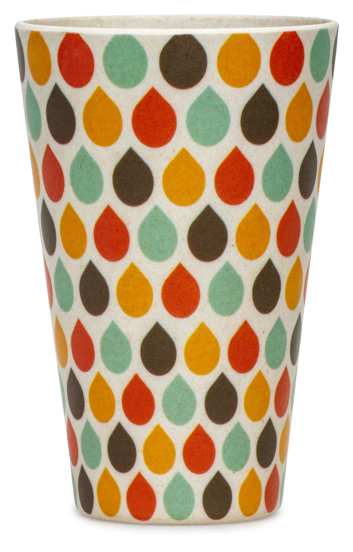 SIKORA CUP1 4er Set Trink- und Saftbecher 400ml aus nachhaltiger Bambusfaser