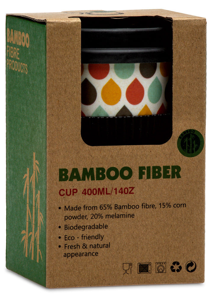 SIKORA CUP3 Coffee to Go Becher 400ml aus nachhaltiger Bambusfaser
