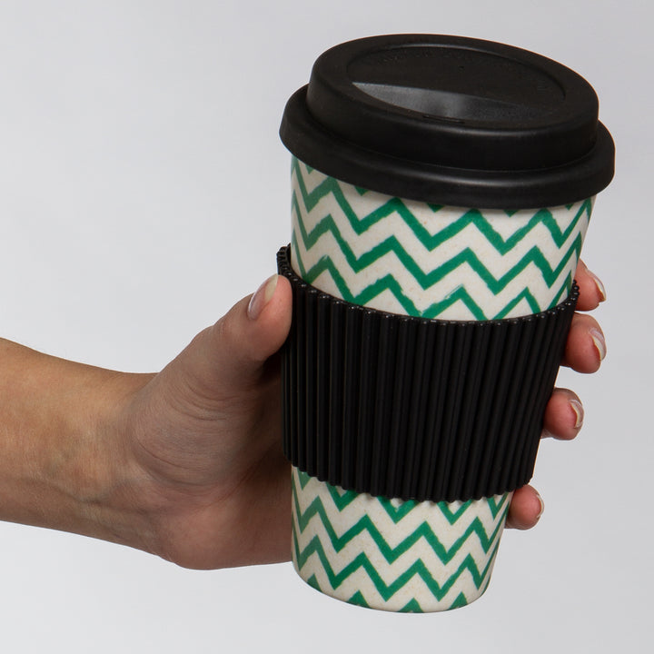 SIKORA CUP3 Coffee to Go Becher 400ml aus nachhaltiger Bambusfaser
