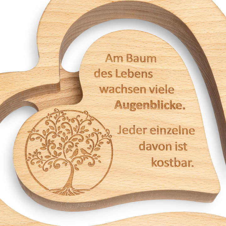 MASSIVES HOLZHERZ 29