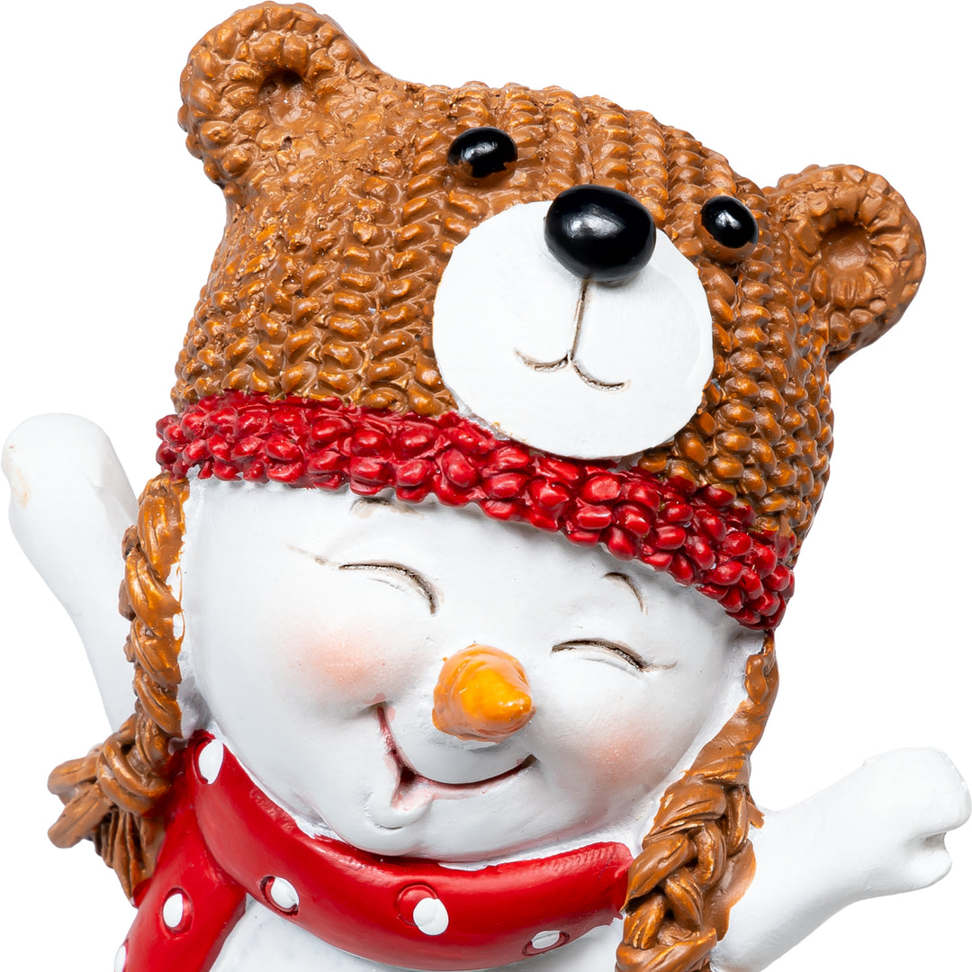 Mini Schneemänner mit Tiermütze