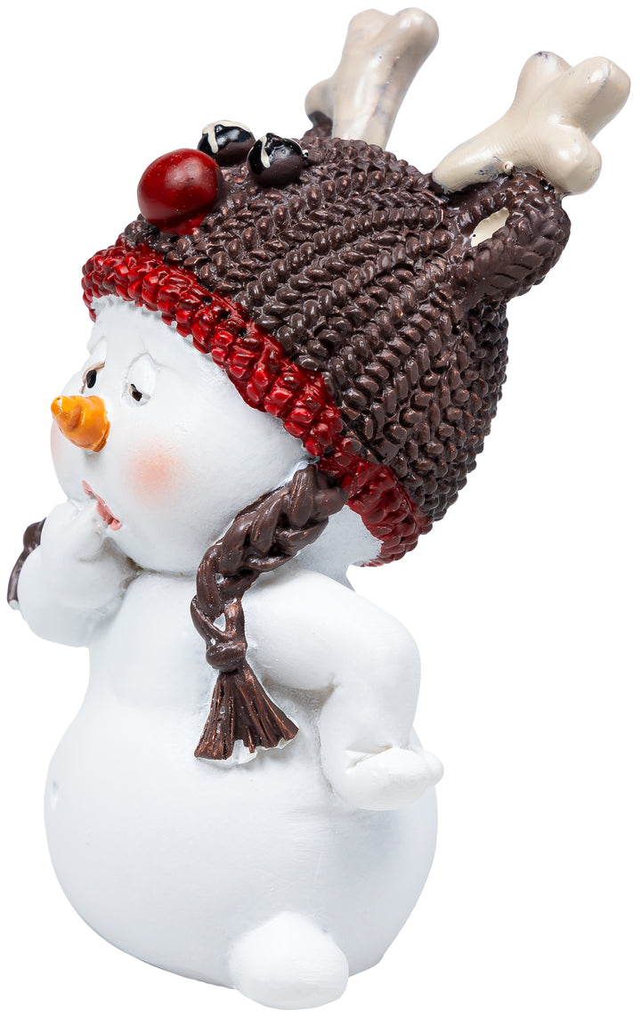 Mini Schneemänner mit Tiermütze