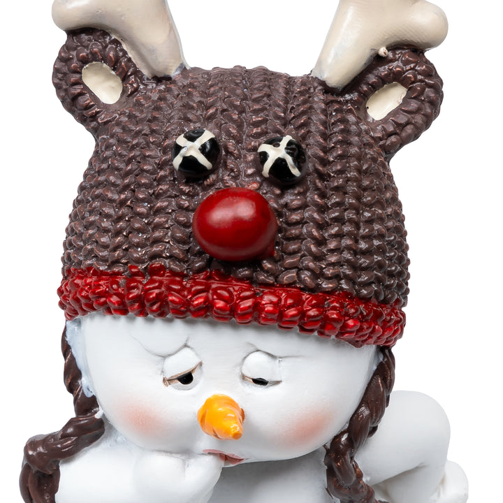 Mini Schneemänner mit Tiermütze