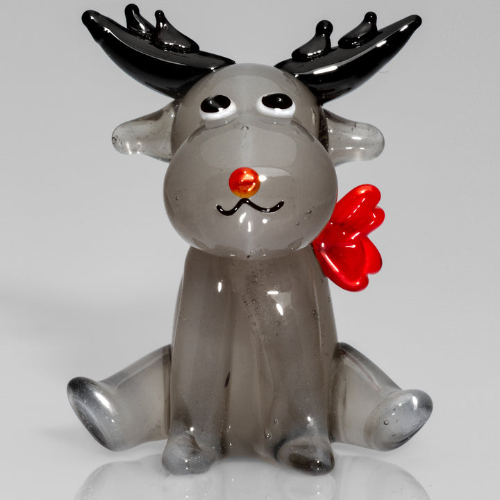 SIKORA 13M Rentier Mini Sammler Glasfigur Glaskunst 100% Handmade