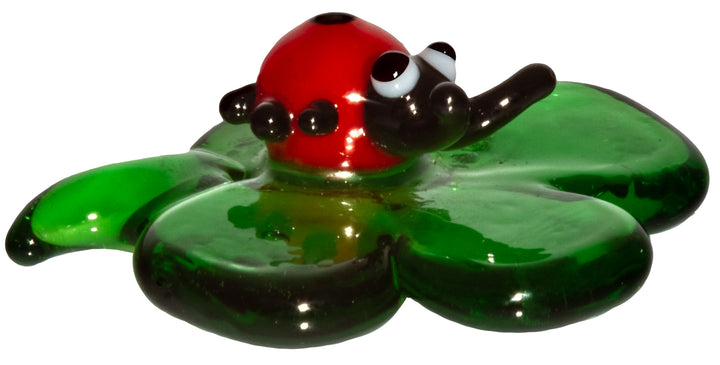 SIKORA 21XS Marienkäfer Mini Sammler Glasfigur Glaskunst 100% Handmade