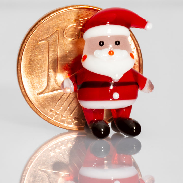SIKORA 28XS Nikolaus Mini Glasfigur Glaskunst 100% Handmade