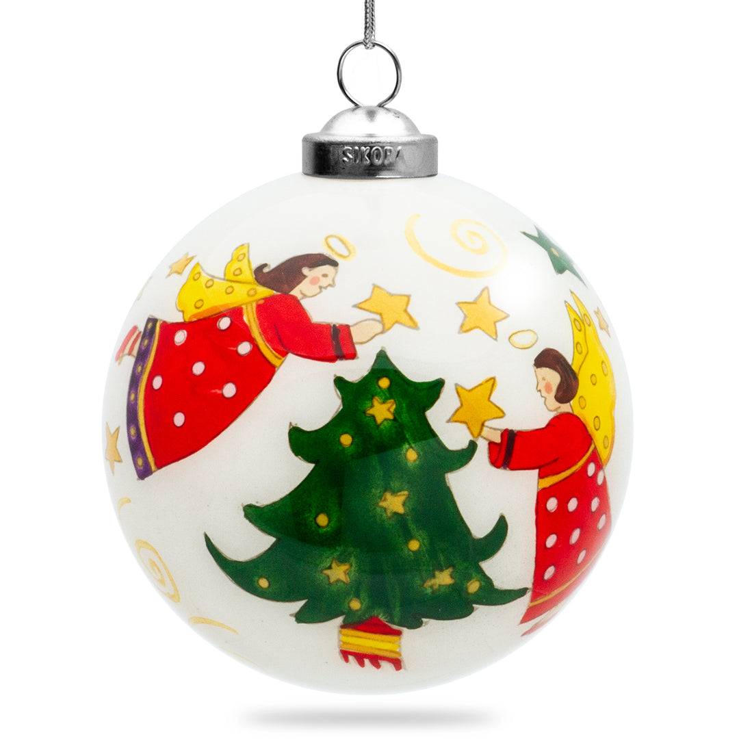 No.24 Engel am Weihnachtsbaum 7,5cm