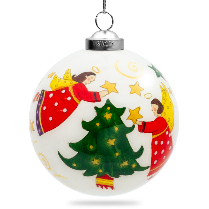 No.24 Engel am Weihnachtsbaum 7,5cm