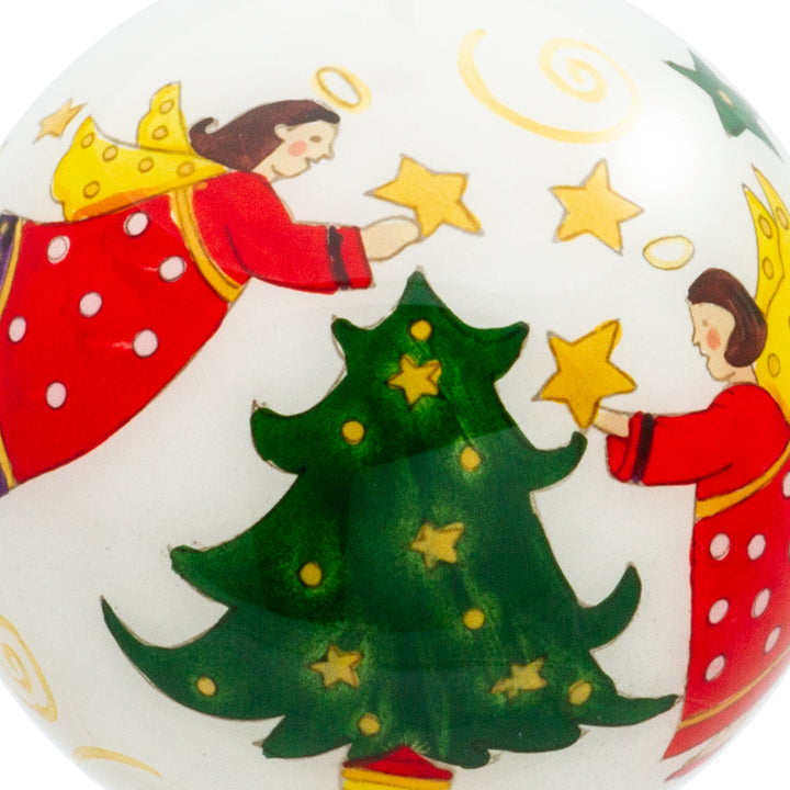 No.24 Engel am Weihnachtsbaum 7,5cm