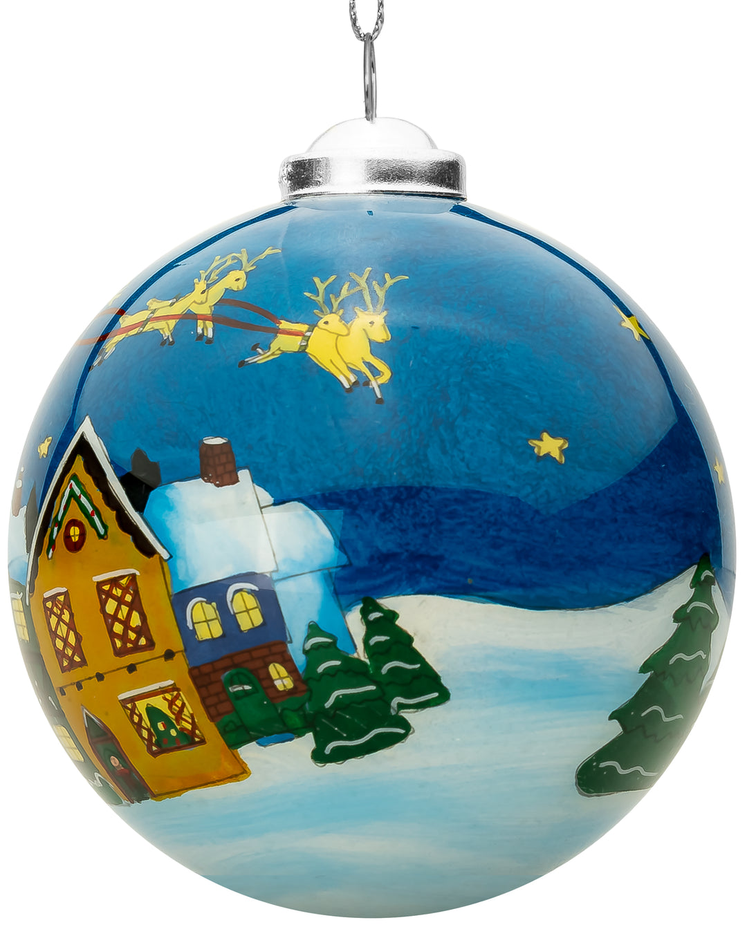 Glas Weihnachtskugel Innenglasmalerei