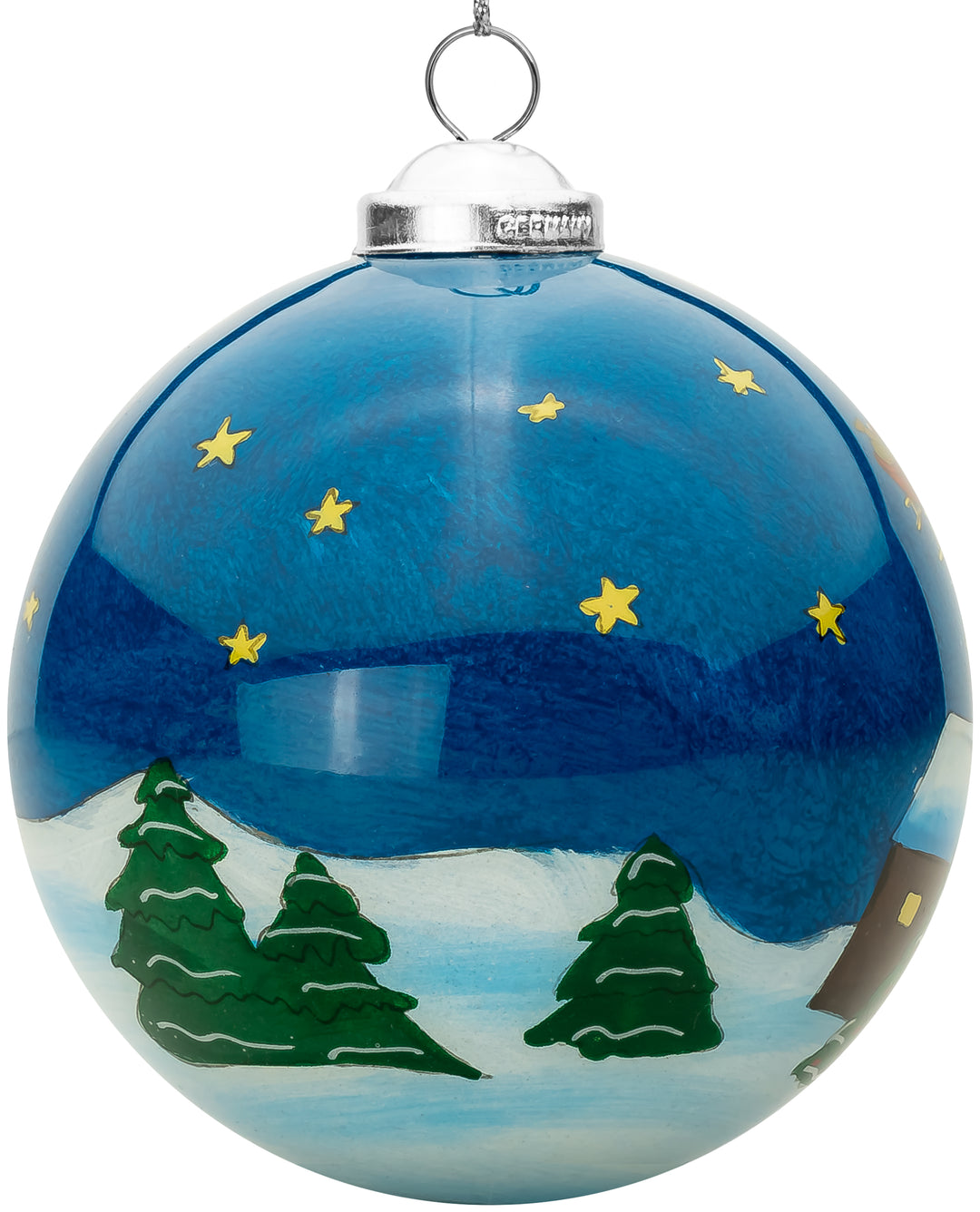 Glas Weihnachtskugel Innenglasmalerei