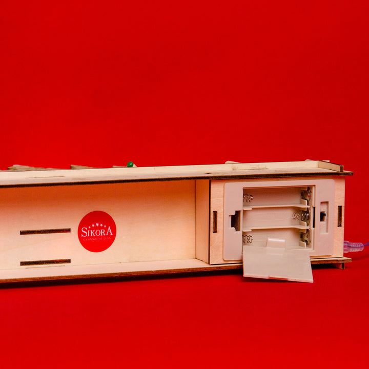 SIKORA LB69 beleuchteter 3D LED Holz Schwibbogen WEIHNACHTSBÄCKEREI inklusive Trafo