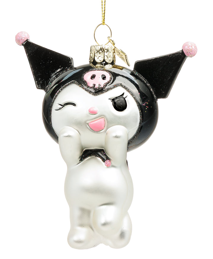 LI-BS105 Kuromi SIKORA Glas Weihnachtskugel Deko Anhänger Christbaumschmuck Ornament - LI-BS0