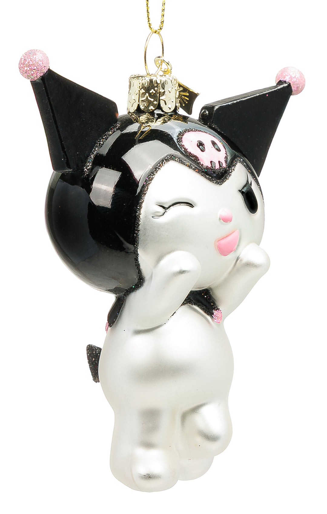 LI-BS105 Kuromi SIKORA Glas Weihnachtskugel Deko Anhänger Christbaumschmuck Ornament - LI-BS0