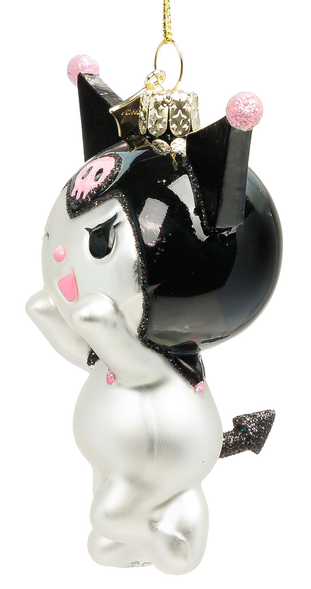 LI-BS105 Kuromi SIKORA Glas Weihnachtskugel Deko Anhänger Christbaumschmuck Ornament - LI-BS0