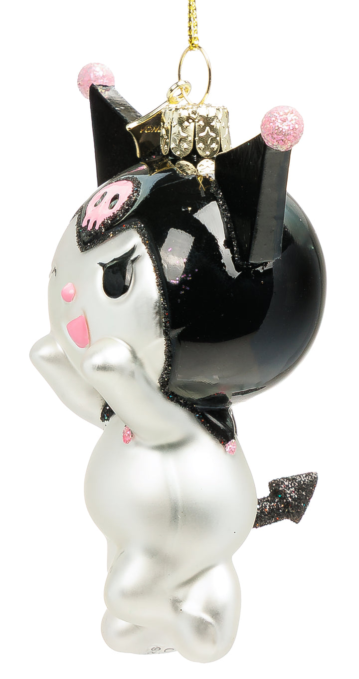 LI-BS105 Kuromi SIKORA Glas Weihnachtskugel Deko Anhänger Christbaumschmuck Ornament - LI-BS0