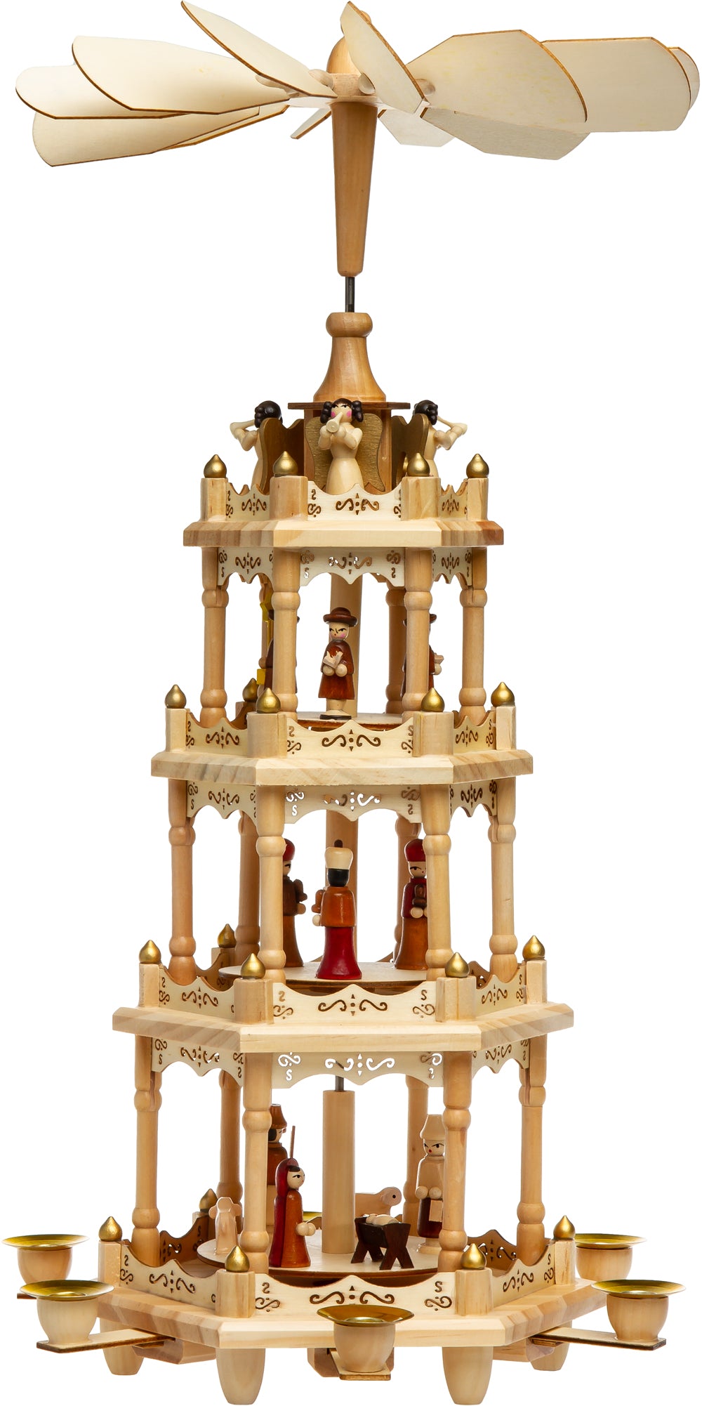XL Weihnachtspyramide 4 Etagen No.4