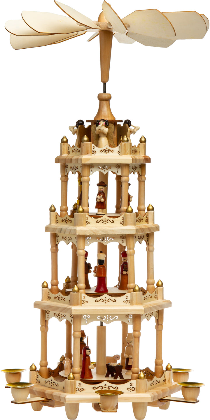 XL Weihnachtspyramide 4 Etagen No.4