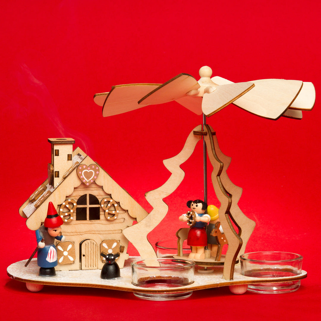 2in1 Räucherpyramide Hexenhaus No.30