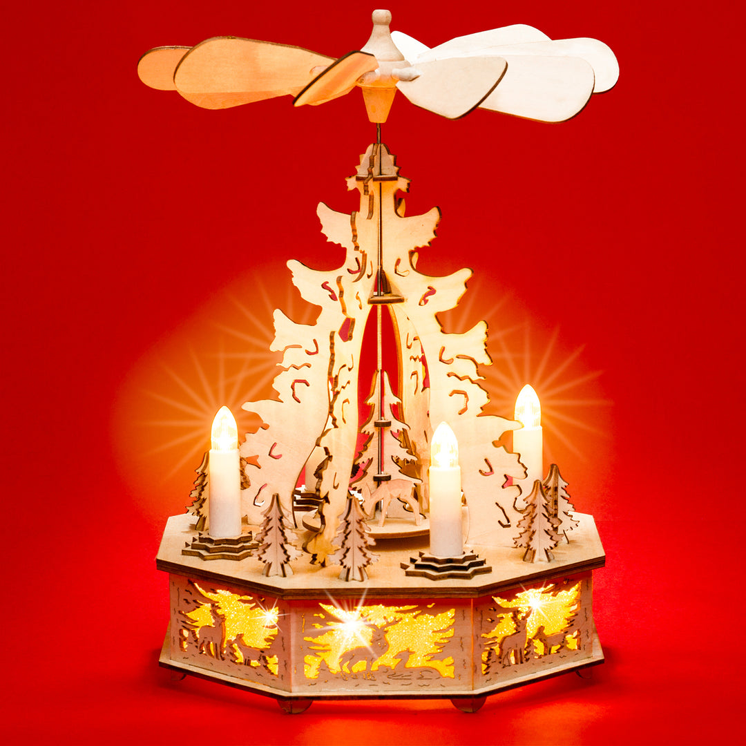 LED Weihnachtspyramide Winterszene No.31