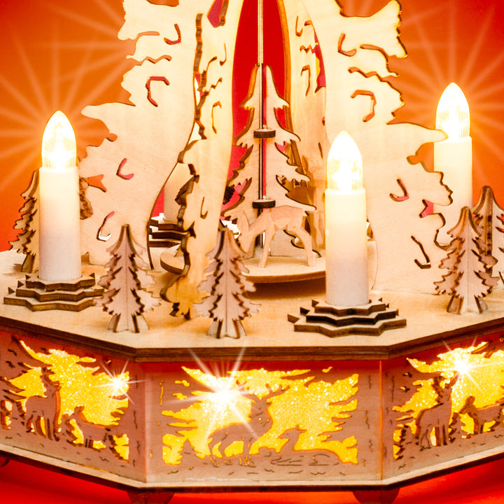 LED Weihnachtspyramide Winterszene No.31