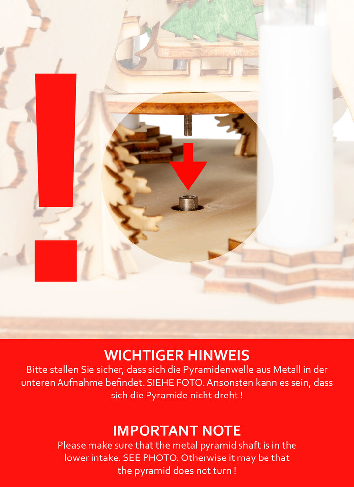 LED Weihnachtspyramide Winterszene No.31