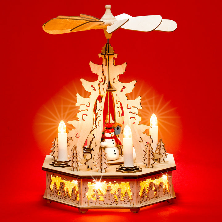 LED Weihnachtspyramide Winterszene No.31