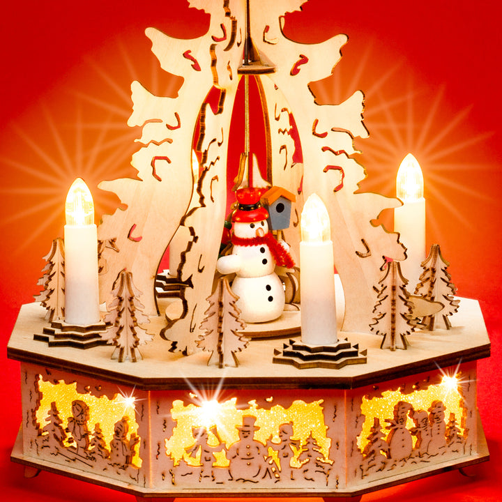 LED Weihnachtspyramide Winterszene No.31