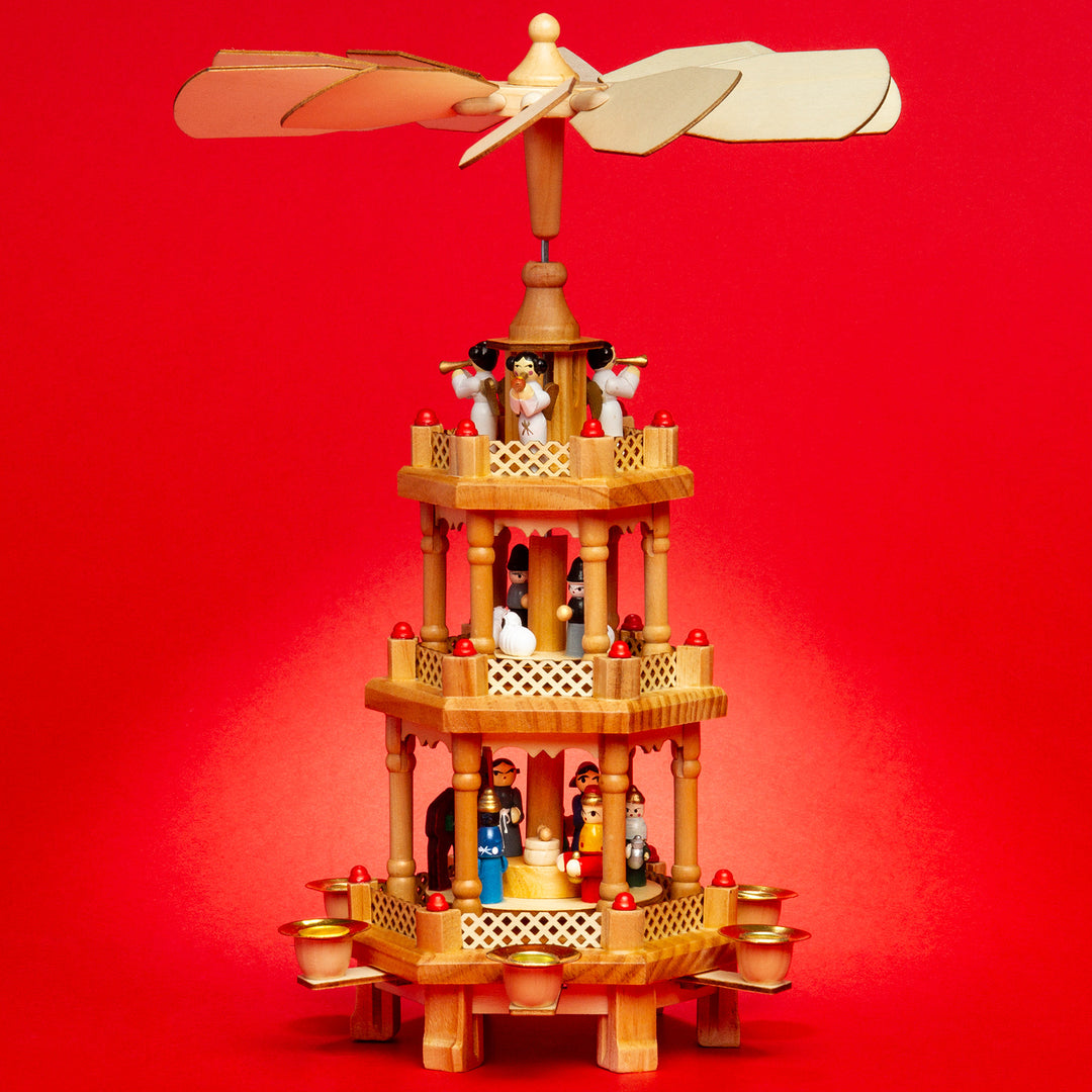 Weihnachtspyramide 3 Etagen No.34