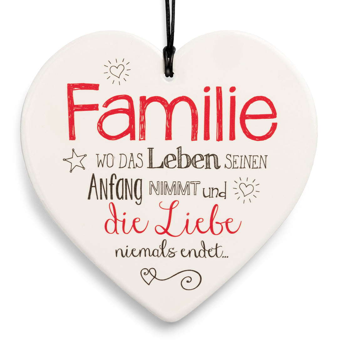 Herz mit Botschaften