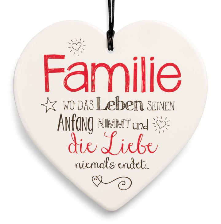 Herz mit Botschaften