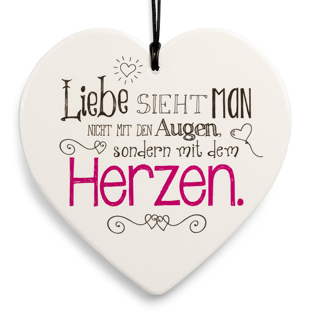 Herz mit Botschaften