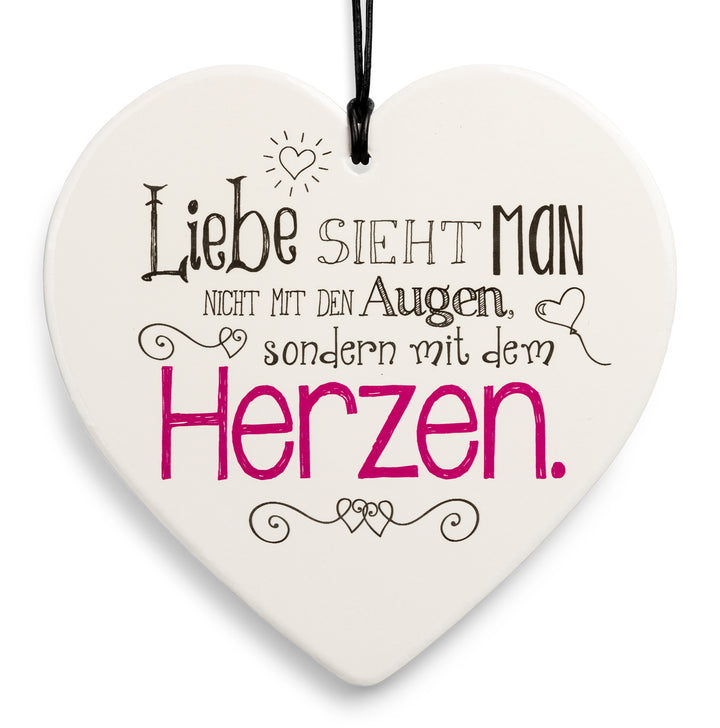 Herz mit Botschaften