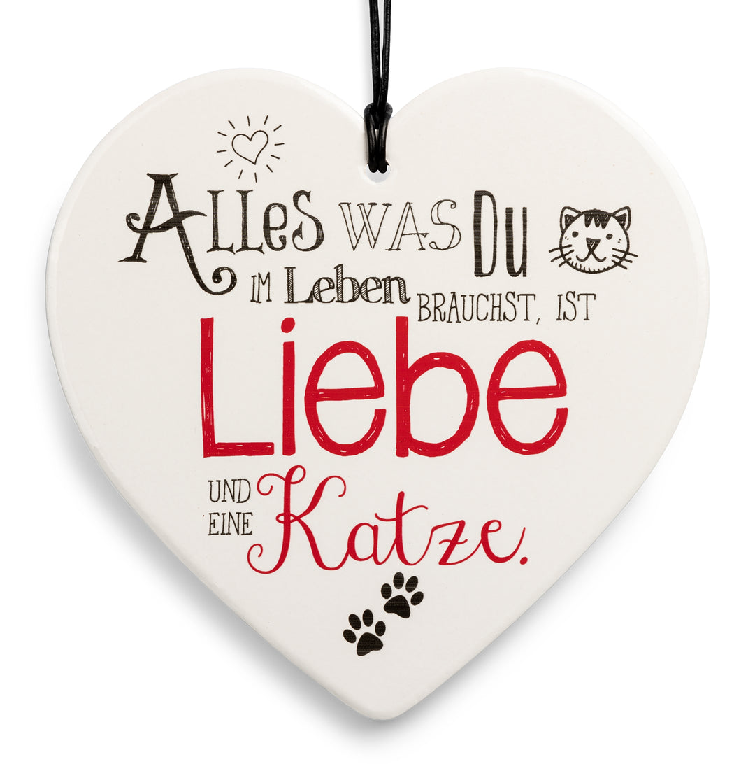 Herz mit Botschaften
