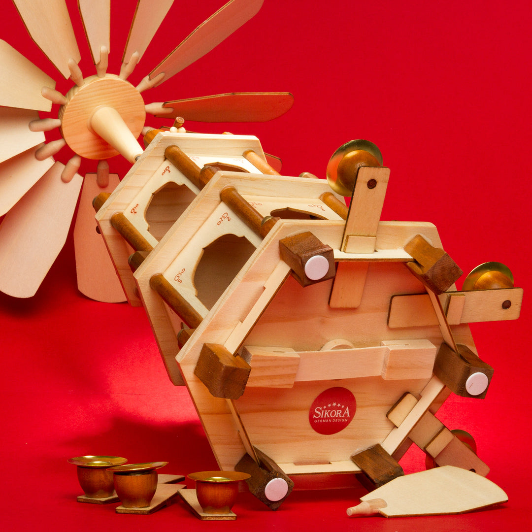 P20 Weihnachtspyramide 3 Etagen - H:45cm