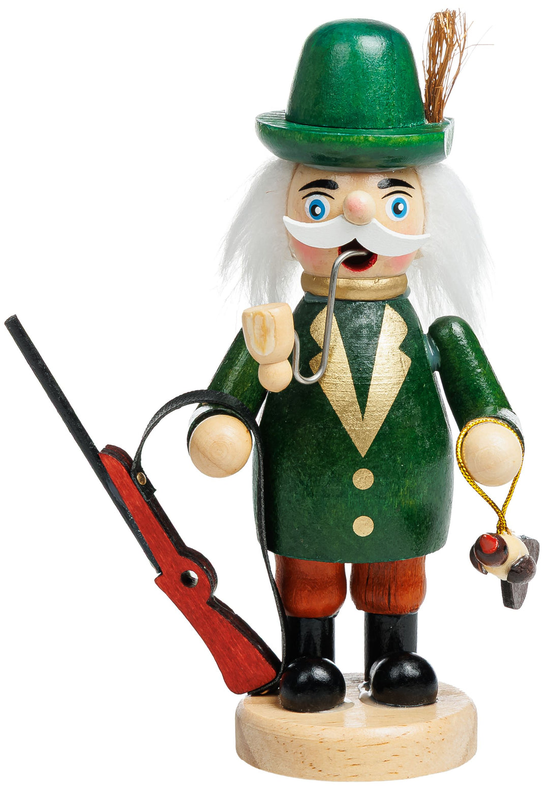 SIKORA RM-L Kleines Räuchermännchen aus Holz Räucherfigur Deko Weihnachtsfigur