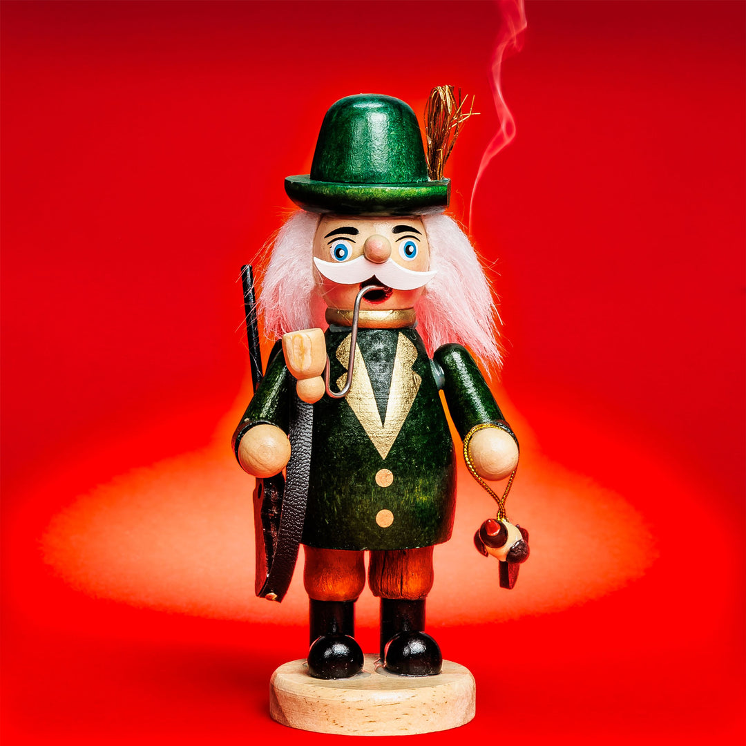 SIKORA RM-L Kleines Räuchermännchen aus Holz Räucherfigur Deko Weihnachtsfigur