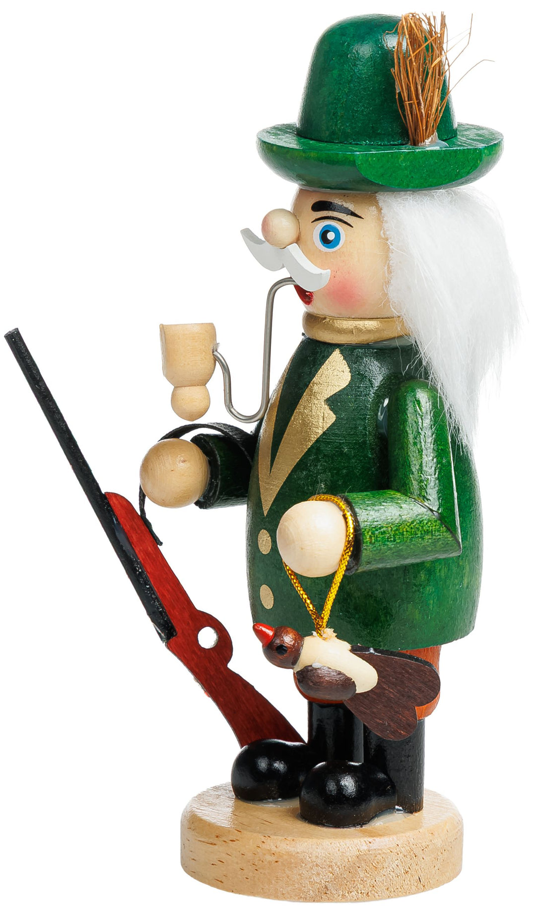 SIKORA RM-L Kleines Räuchermännchen aus Holz Räucherfigur Deko Weihnachtsfigur