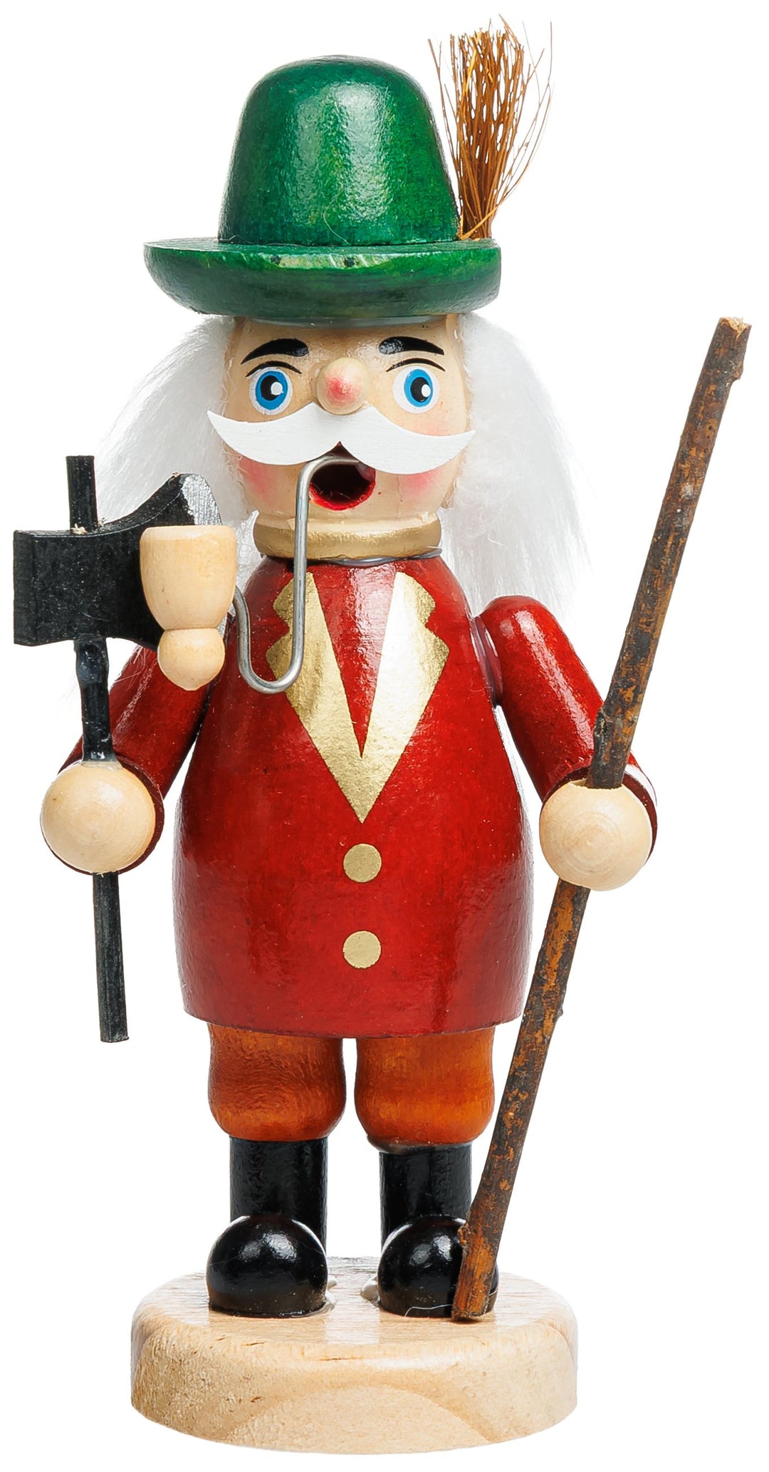 SIKORA RM-L Kleines Räuchermännchen aus Holz Räucherfigur Deko Weihnachtsfigur