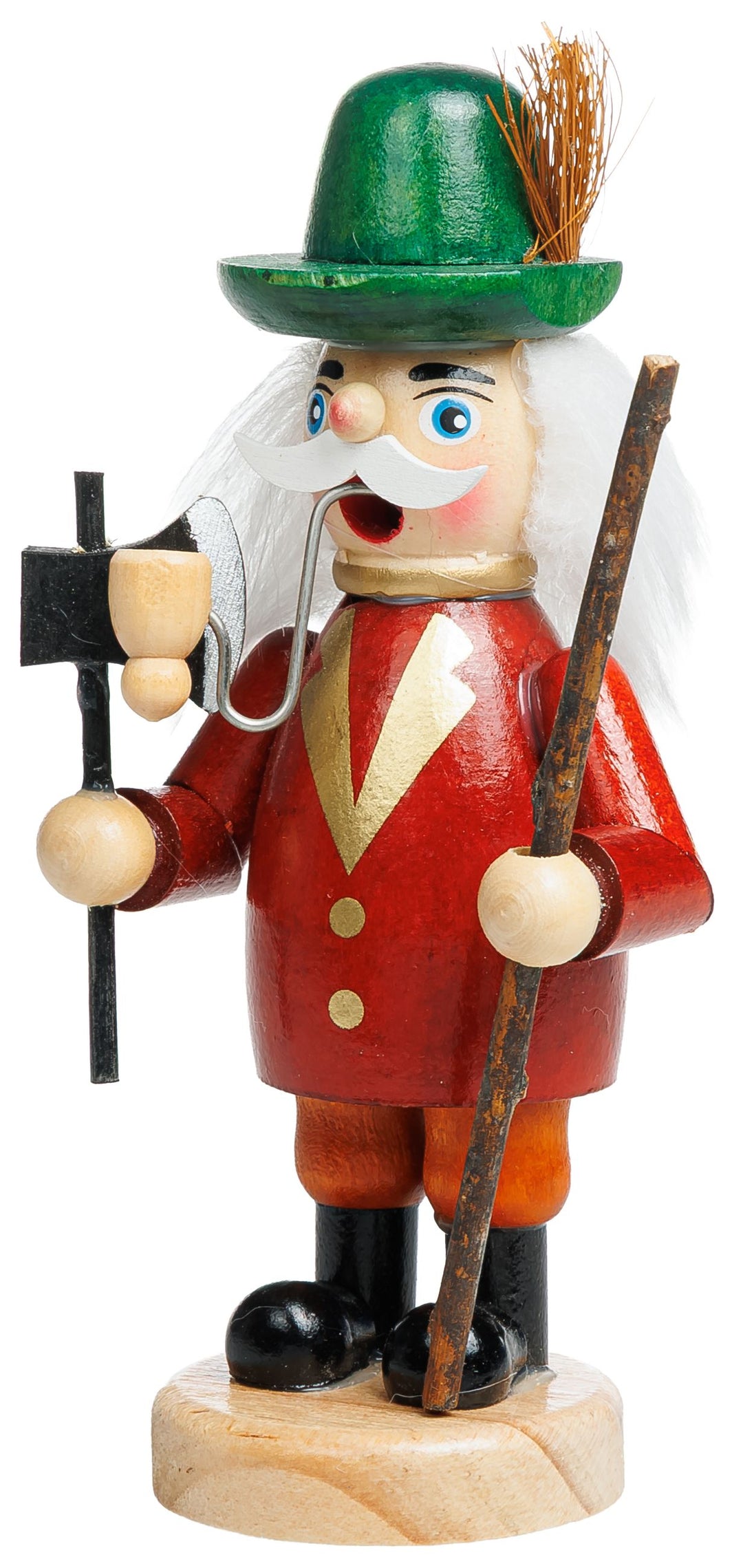 SIKORA RM-L Kleines Räuchermännchen aus Holz Räucherfigur Deko Weihnachtsfigur