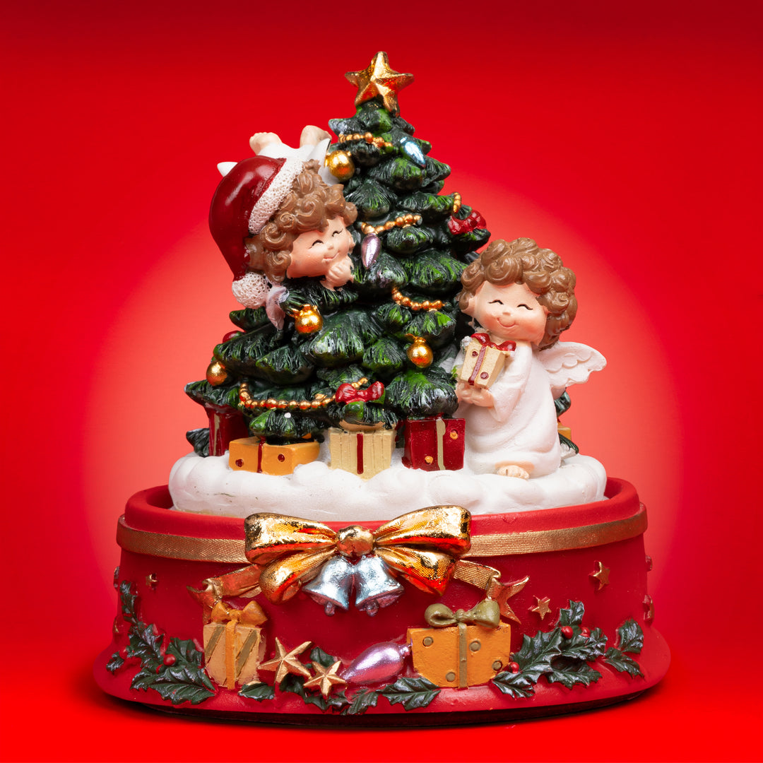 SPIELDOSE ENGEL WEIHNACHTSBAUM - SD12