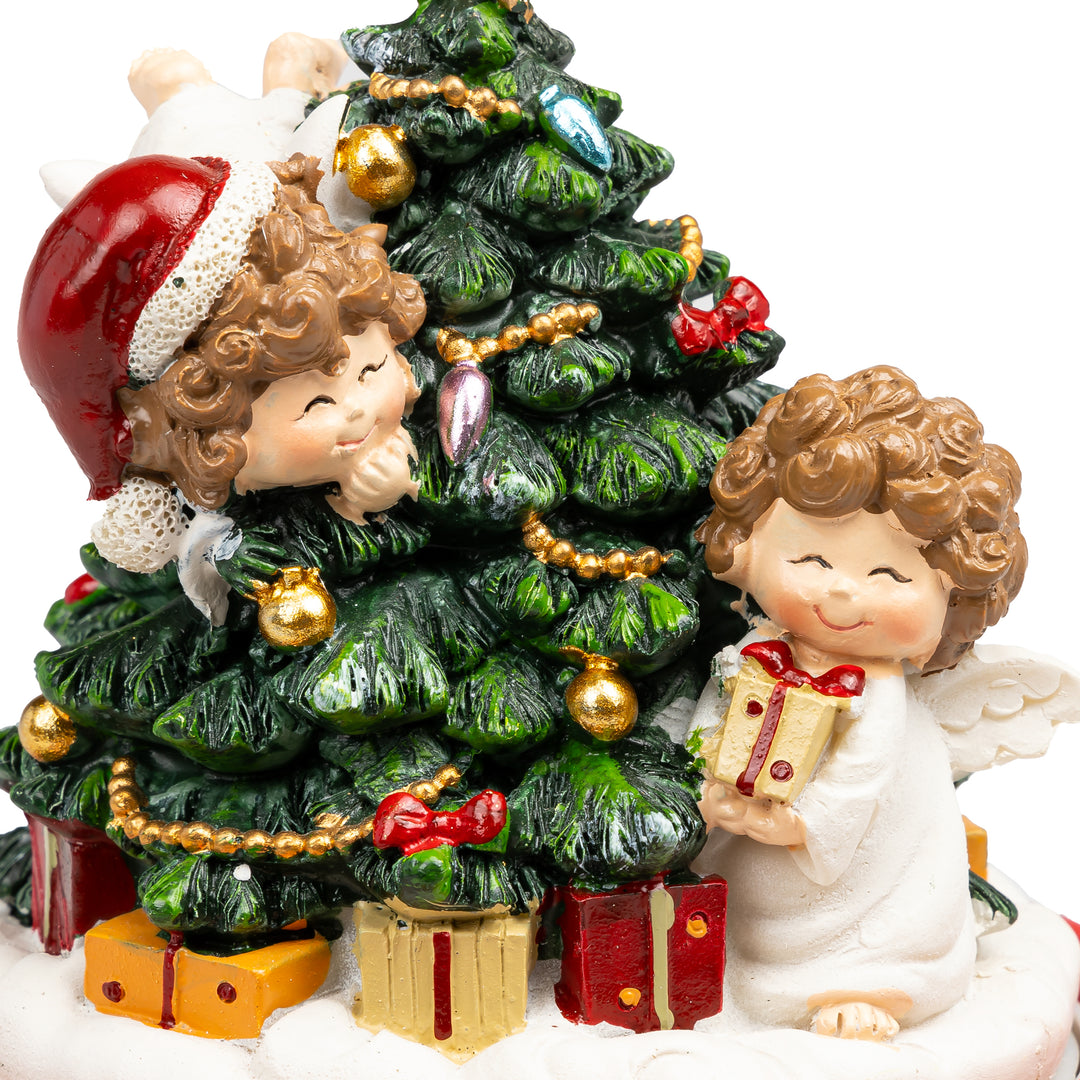 SPIELDOSE ENGEL WEIHNACHTSBAUM - SD12
