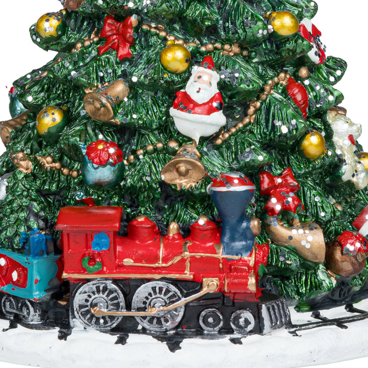SPIELDOSE WEIHNACHTSBAUM MIT ZUG 13