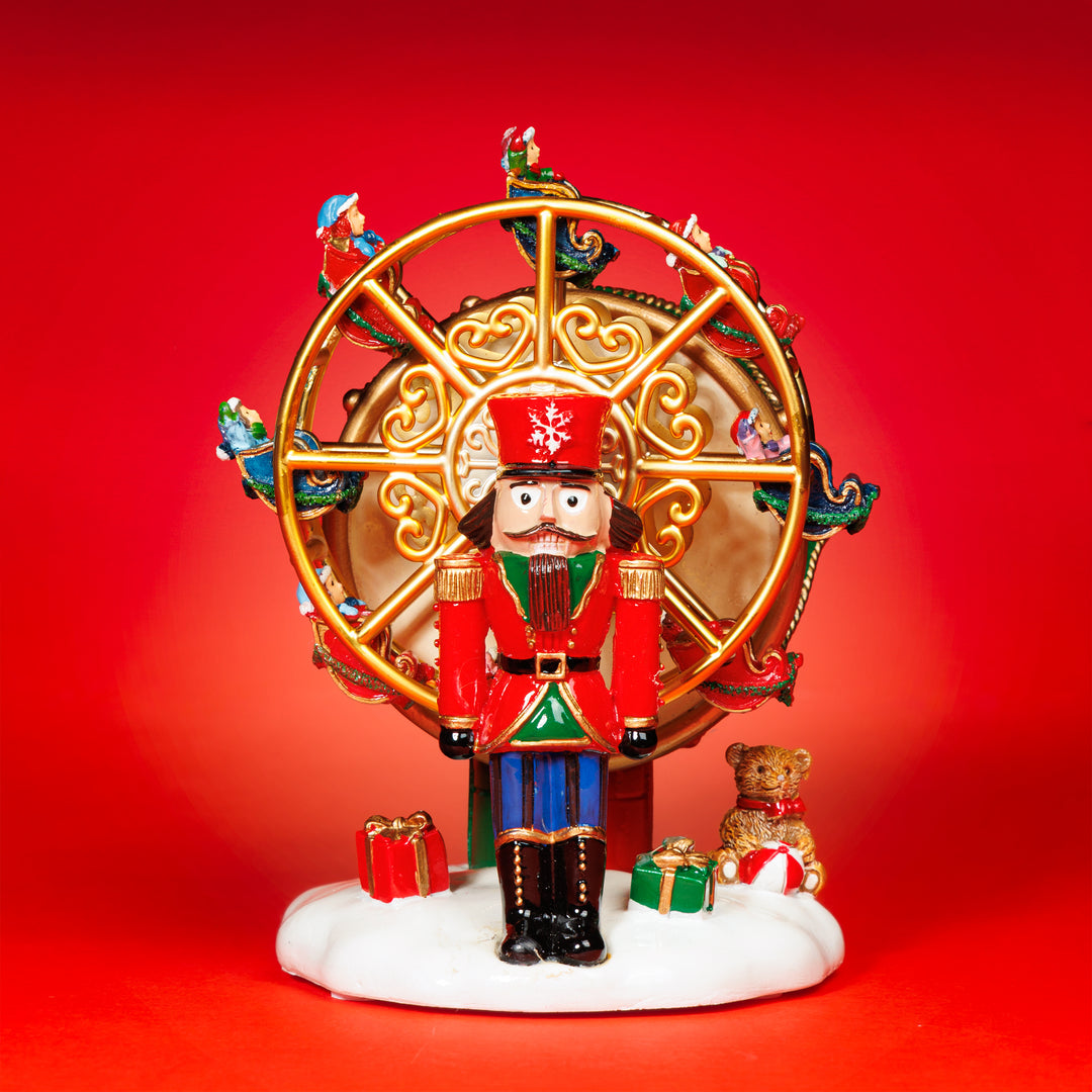 SPIELDOSE RIESENRAD MIT NUSSKNACKER 14