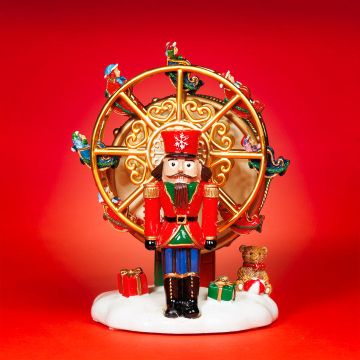 SPIELDOSE RIESENRAD MIT NUSSKNACKER 14